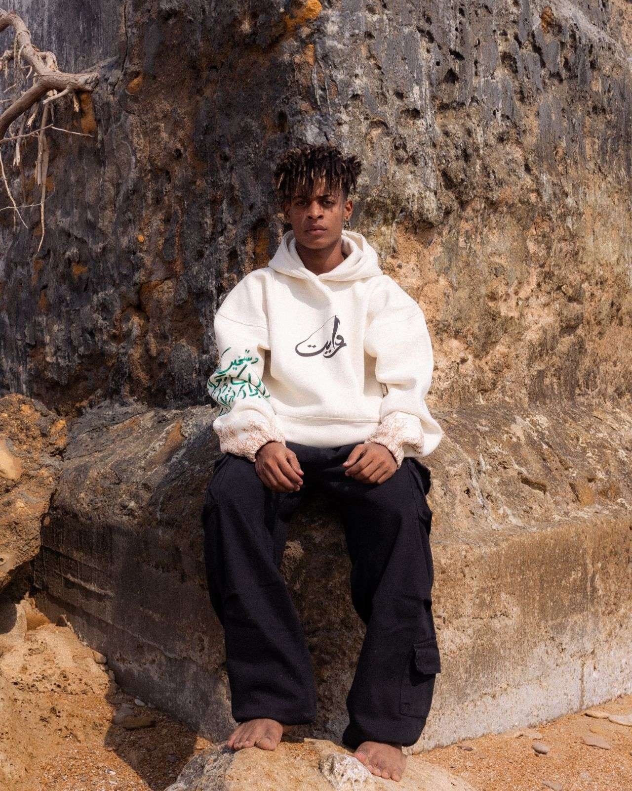 Aks offwhite hoodie - Image 2